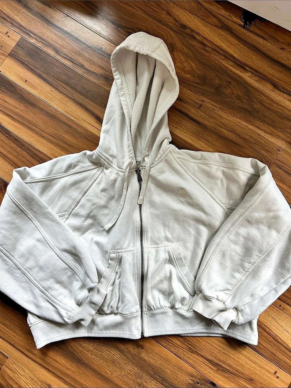 Free People Movement White Hooded Sweatshirt